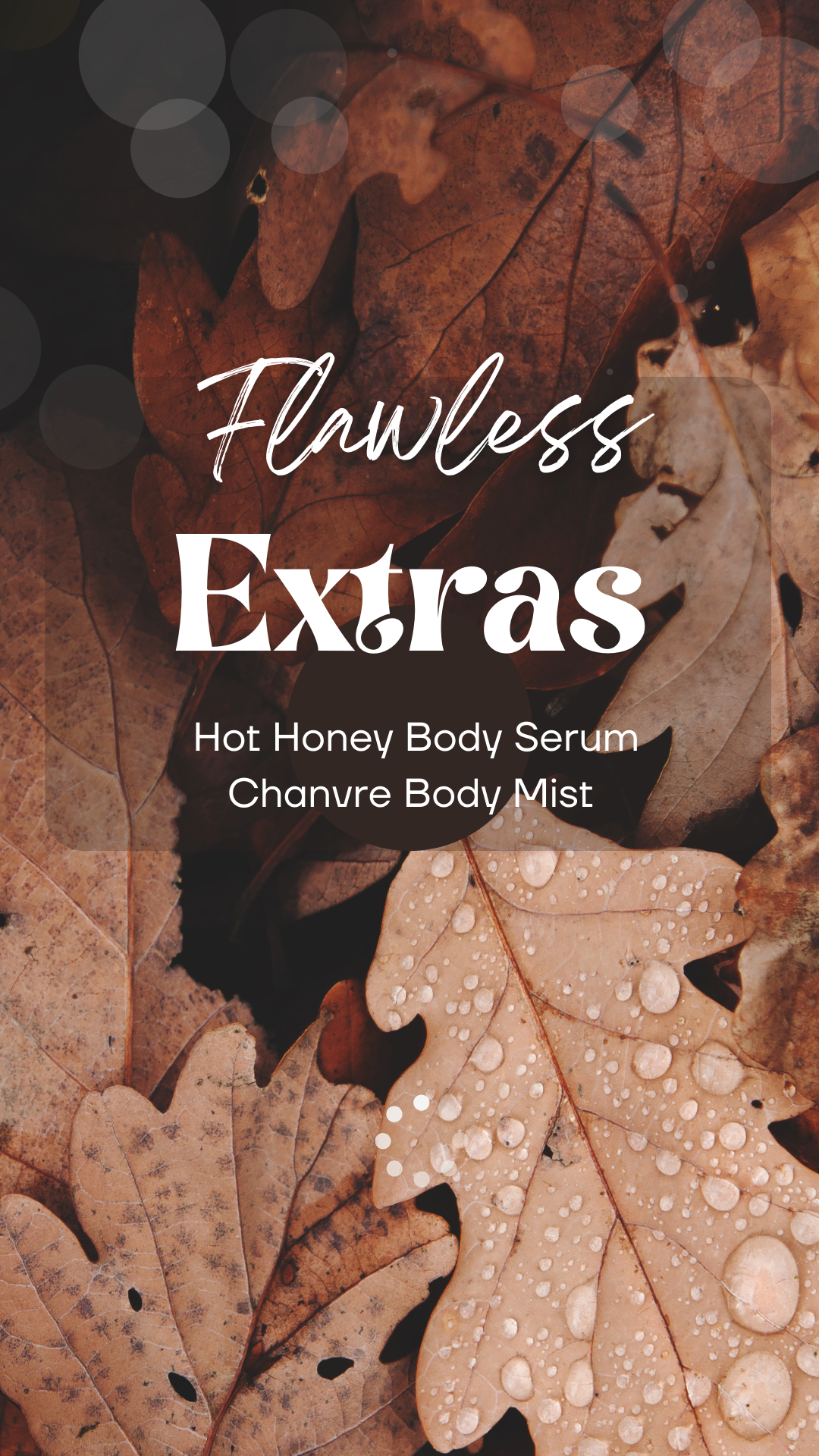 Flawless For Fall Extras Hot Honey and Chanvre Body Mist